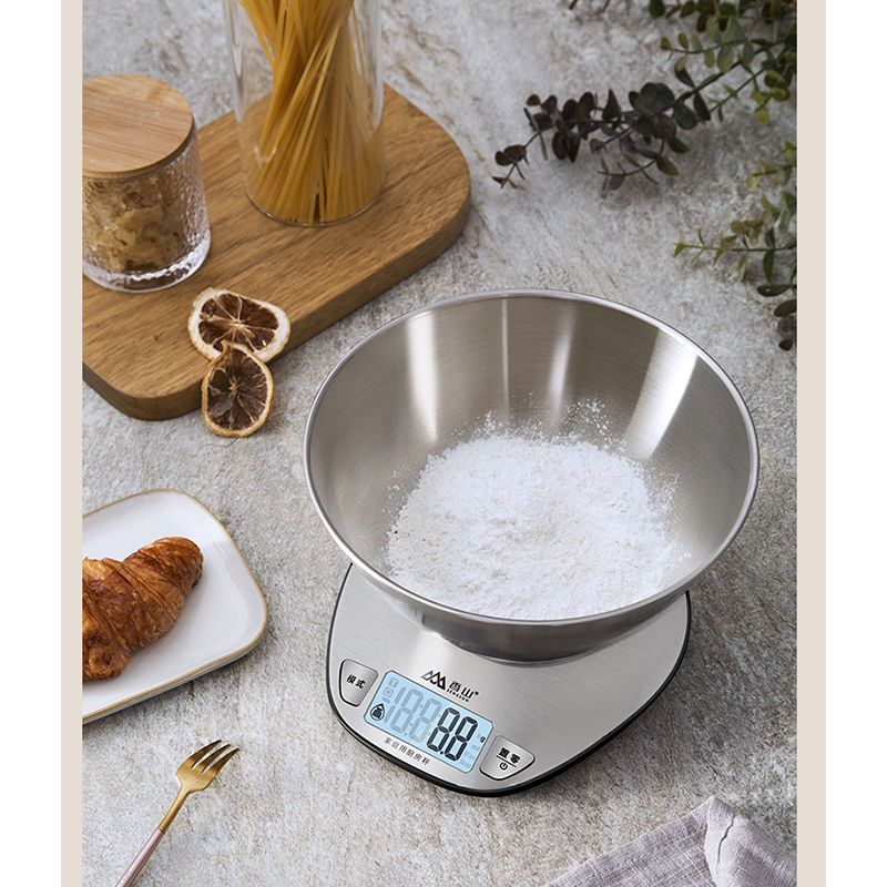 厨房秤5kgg烘焙工具套装电子秤厨房称克秤食物烘焙秤|EK3226红(量程5g-5kg)