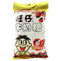旺旺 旺仔牛奶糖红豆牛乳味 42g 包装 新年儿童糖果 婚庆回礼喜糖休闲办公零嘴