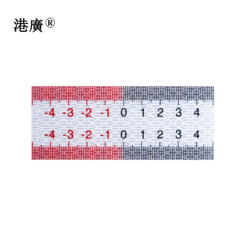 小标尺标识牌(60×15×1mm 不锈钢 塑料)1块