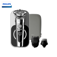 飞利浦（Philips） 电动剃须刀 SP9863/14 干湿两用 旋转式刮胡刀 充电式三刀头全身水洗 无线充电剃须