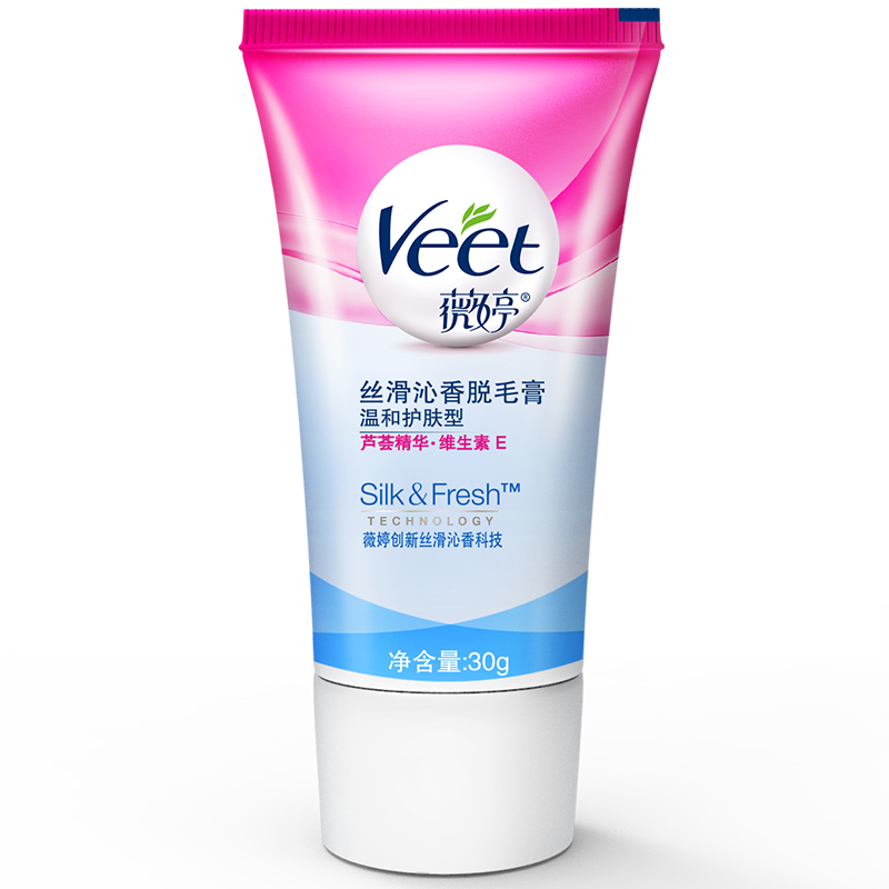 薇婷(VEET)丝滑沁香脱毛膏 温和护肤型 30克高清大图