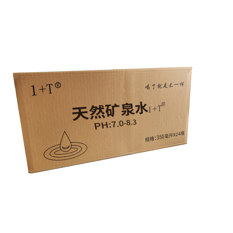 1+T 天然矿泉水 350ml*24瓶/箱高清大图