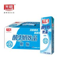 9月新货 光明酸牛奶上海风味原味酸奶枕饮品新老包装190ml24盒包装乳饮料