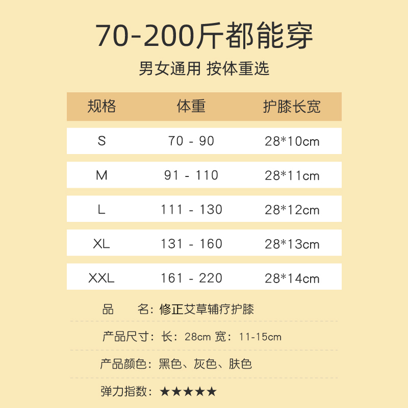 修正护膝老寒腿保暖男女士夏款四季款膝盖关节护套夏天空调房寒凉高清大图
