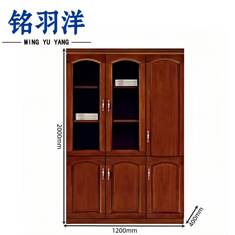铭羽洋储物书柜1200*400*2000mm台高清大图