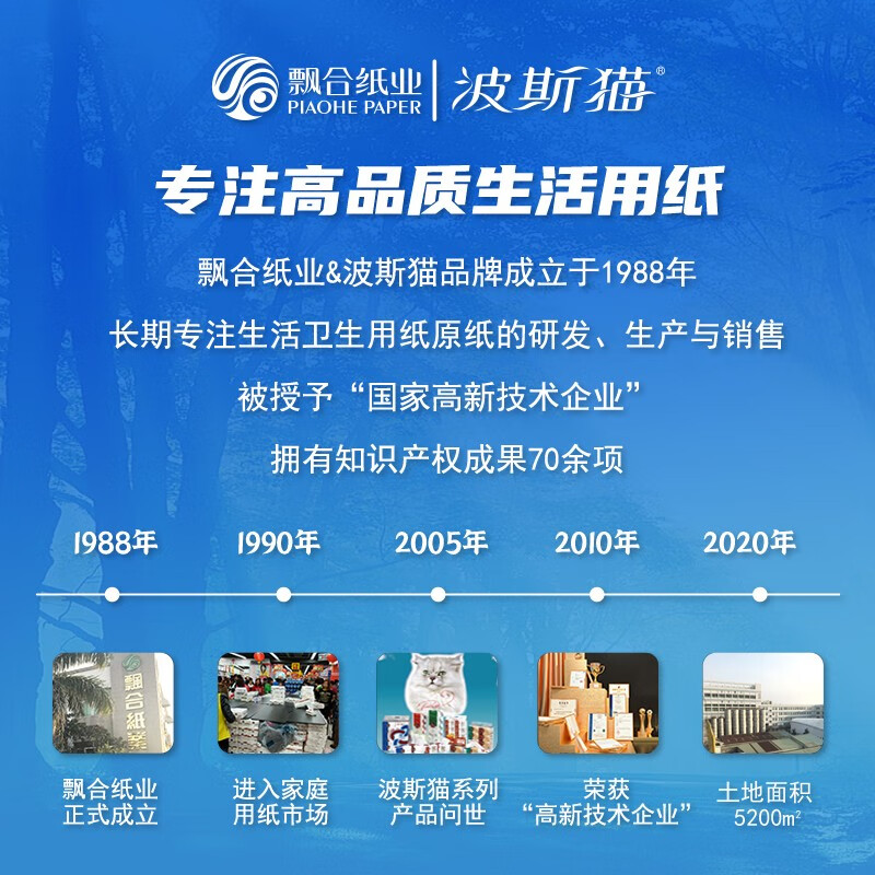 茶花 波斯猫抽纸紫丁香280抽可湿水抽取式大规格面巾纸家用纸巾8包超市同款高清大图
