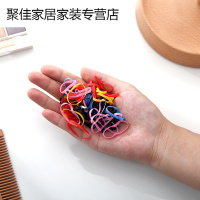 家柏饰(CORATED)高弹力不伤性儿童绳女黑扎头圈头绳头饰饰橡皮筋