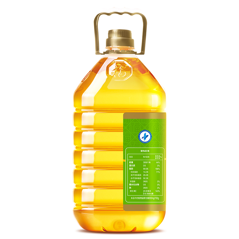中粮福临门非转基因压榨玉米油3.5L/桶物理压榨一级家用食用油高清大图