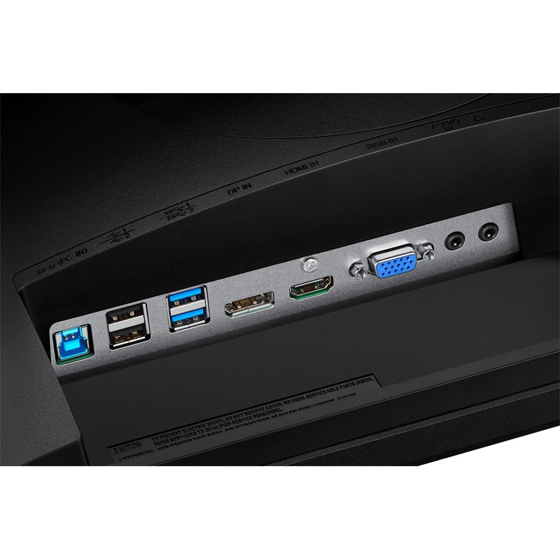 三星 (SAMSUNG) S24R650FDC 23.8英寸 IPS高清广视角 升降底座 支持壁挂商用办公 高清电脑显示器 (HDMI+DP+VGA)