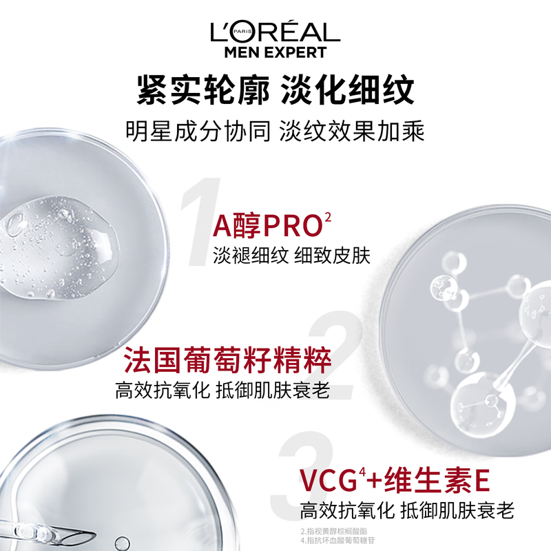 欧莱雅男士锐能抗皱紧致多效霜50ml OLY25112823高清大图