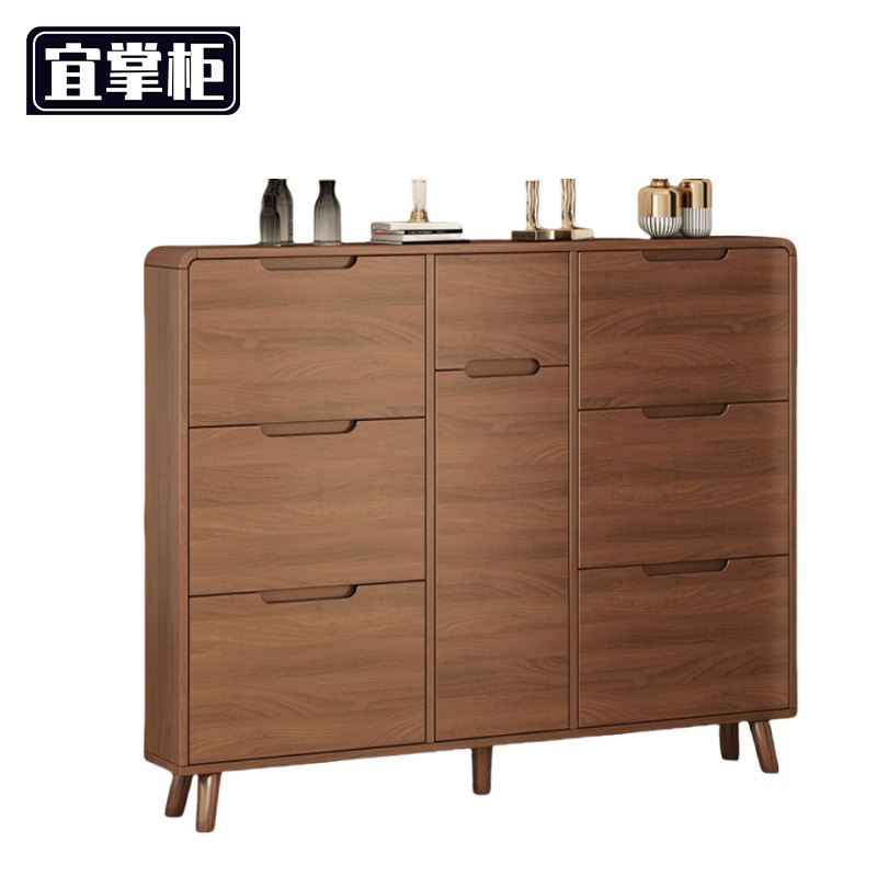 宜掌柜木鞋柜高清大图