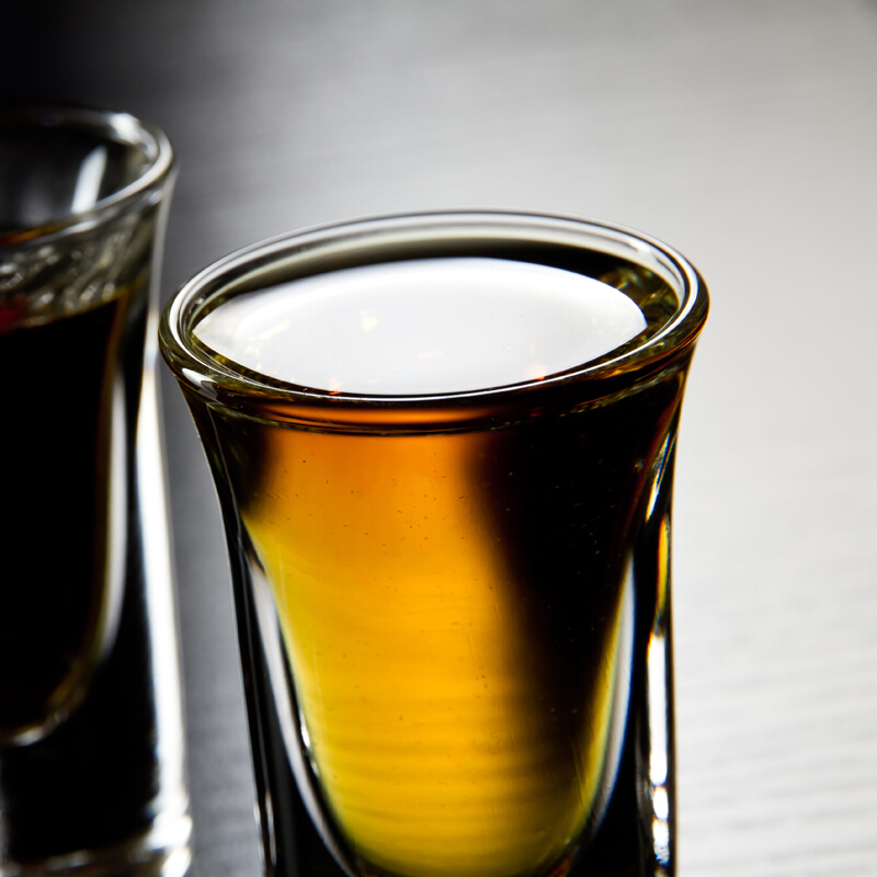 利比 Libbey白酒杯烈酒杯子弹杯一口杯茅台杯吞杯22ml6支+分酒器718高清大图