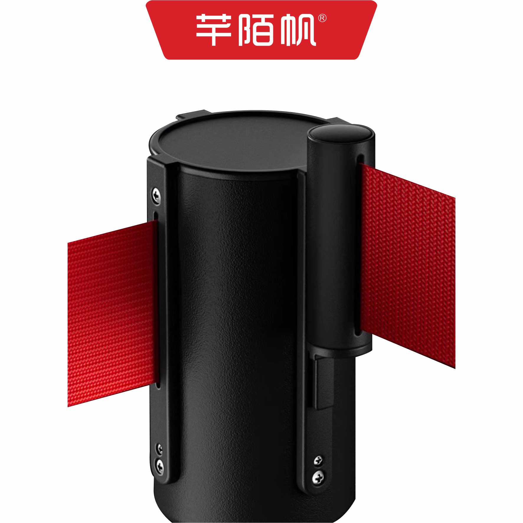 芊陌帆/伸缩隔离带/安全软隔离警示柱/警示隔离护栏/QMFGL-06/个高清大图