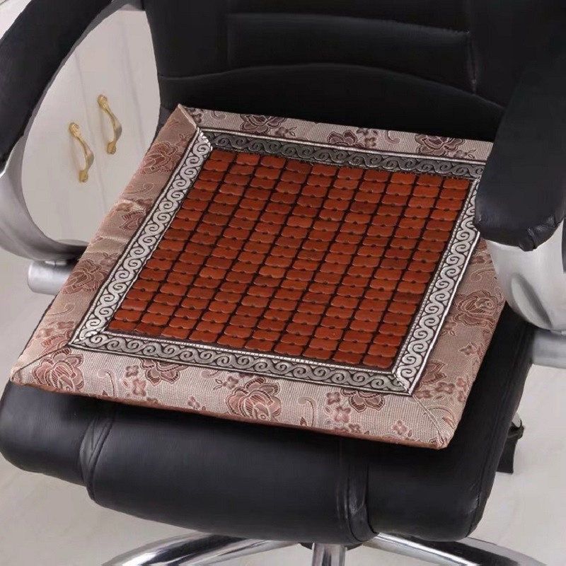 夏季办公椅防滑降暑记忆棉麻将坐垫45*45cm高清大图