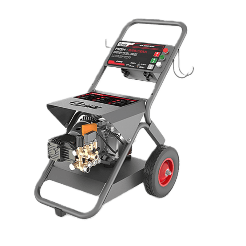 绿霸虎鲨SHARK-S25G/4.5KW三相高压清洗机关枪停机工业商用洗车养殖高压高清大图