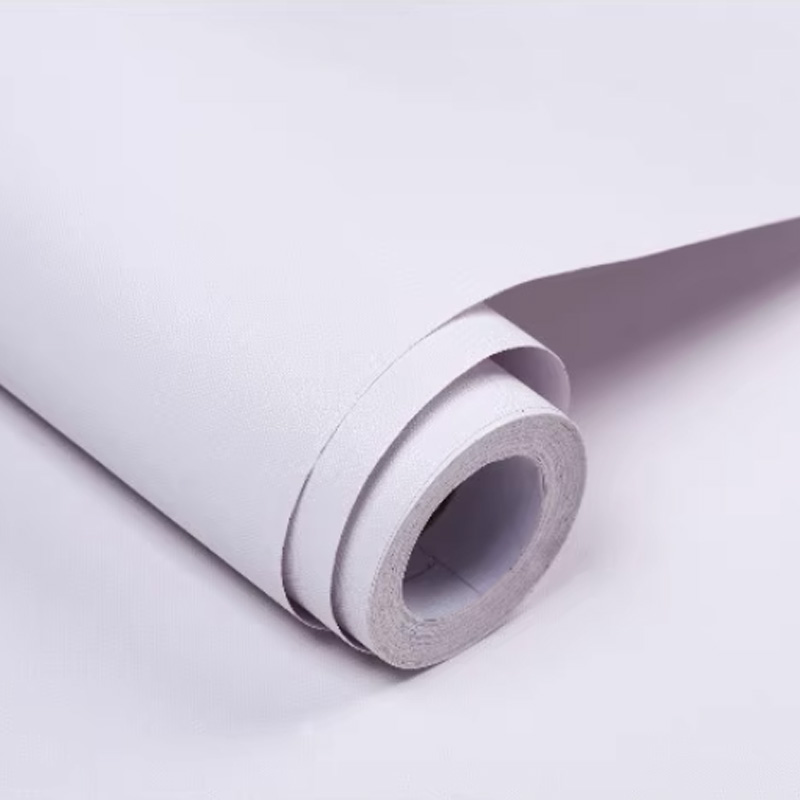 先围 自粘壁纸墙纸 浅白色 卷高清大图