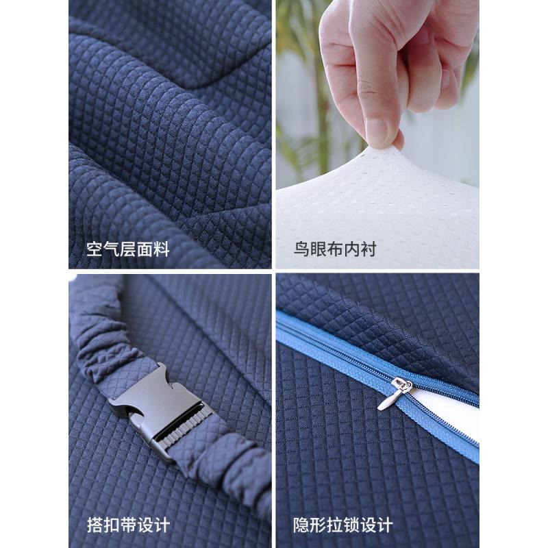 家柏饰(CORATED)办公室座椅护腰靠垫汽车腰靠开车腰垫舒适透气记忆棉靠背垫腰枕高清大图