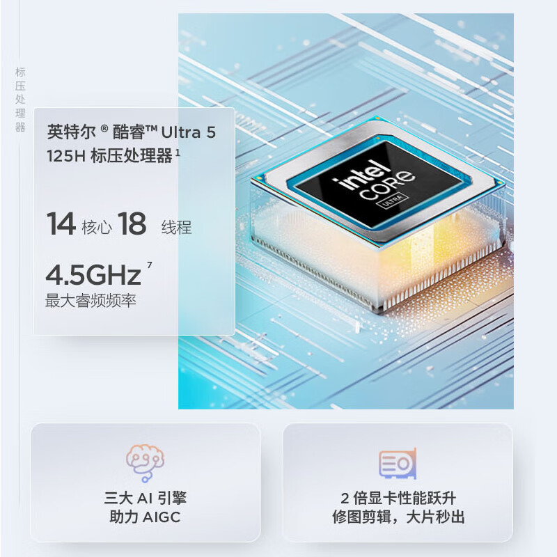 ThinkPad联想ThinkBook 14+ 2024 AI全能本 英特尔酷睿Ultra5 125H 14.5英寸轻薄办公笔记本电脑(16G 2T 2.5K RTX4050)