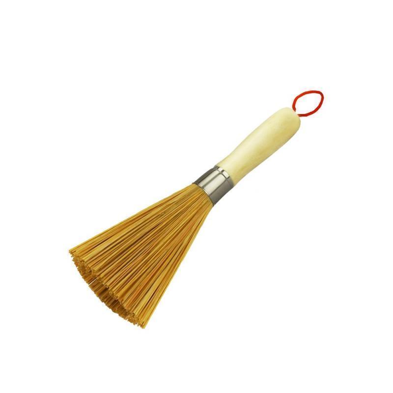 天然竹刷洗锅刷锅刷子竹制锅刷厨房刷锅刷碗神器家用清洁刷竹炊帚 (粘贴)发3个粘贴+竹蜻蜓