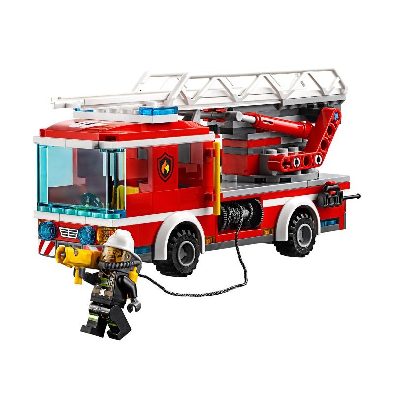 乐高(LEGO) 城市系列 云梯消防车 60107 5-12岁 积木玩具塑料 200块以上