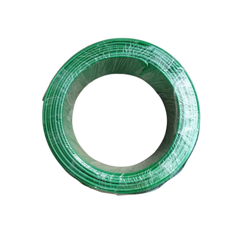 绵缆 铜芯聚氯乙烯绝缘软电缆 BVR-50绿色450/750V 米高清大图