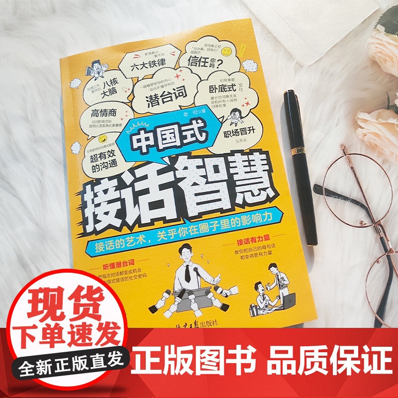 中国式接话智慧 老付著 高情商接话 回话的技巧 沟通的艺术 口才训练 中国式关系 社交谈话高手会说话 职场有效沟通高清大图