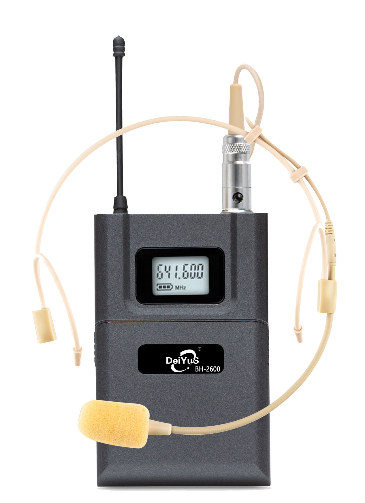 DEIYUS会议话筒真分集一拖二无线领夹麦克风BH-2600高清大图