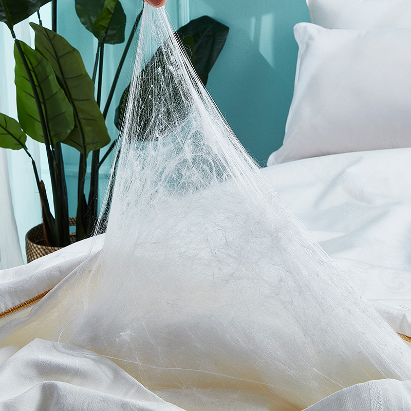 丝煌蚕丝被100双宫桑蚕丝长丝手工夏凉被空调被冬被芯单被子母被可