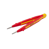 世达(SATA) VDE绝缘双色宽口横齿镊子145MM (SA03184)