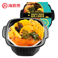 【官方正品】海底捞自煮火锅藤椒味什锦蔬菜方便懒人速食即食自煮小火锅410g