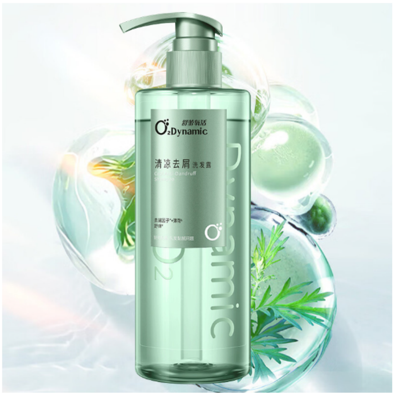 舒蕾氧活O₂ Dynamic清凉去屑洗发露-400g*1瓶高清大图
