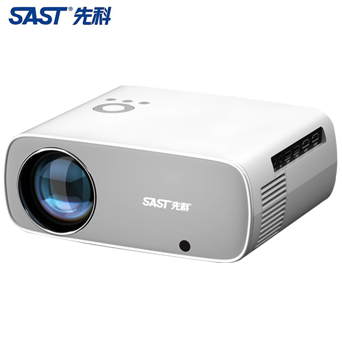 先科新款超高清4K投影仪家用短焦1080P无线wifi卧室便携墙投家庭影院办公会议投影智能屏4k投影机语音版配吊装支架高清大图