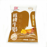 沈阳特产辉山早餐奶核桃牛奶220ml*16盒整箱包邮