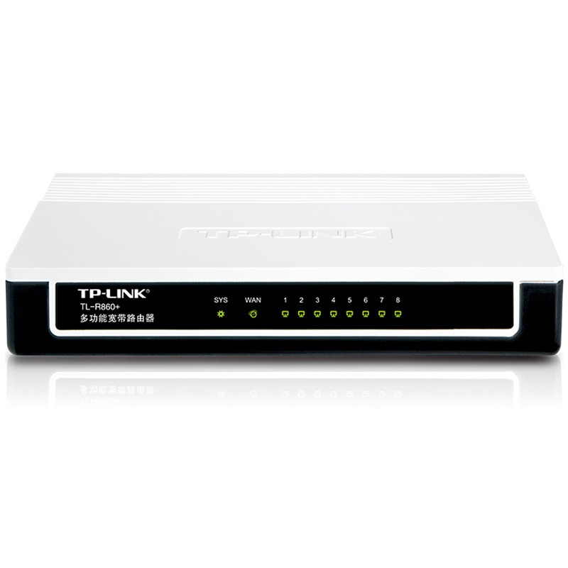 TP-LINK TL-R860+ 8口多功能宽带有线路由器