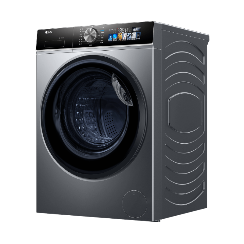 XQG100-BD12519 海尔(Haier)精华洗2.0高洗净滚筒洗衣机 极夜灰