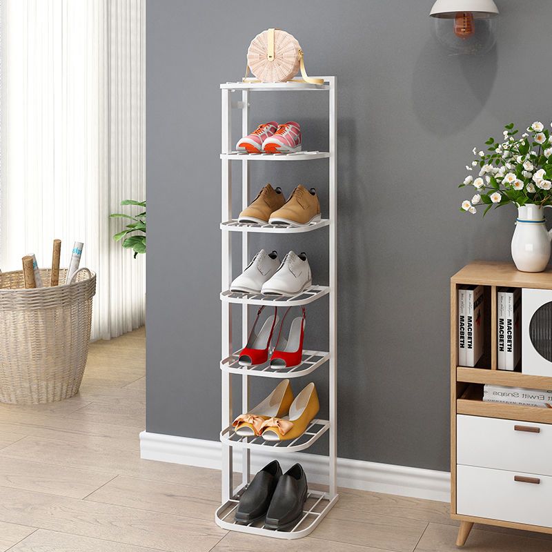 工匠时光简易防尘鞋架收纳架家用铁艺多层拖鞋架门口鞋柜简约小鞋架子
