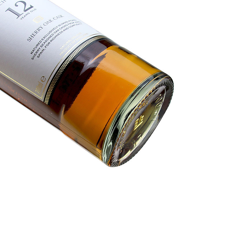 麦卡伦(Macallan) 原装进口 苏格兰单一麦芽威士忌12年 雪莉桶 700ml 单瓶装 海外版