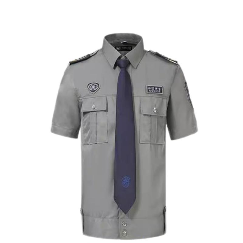 梦丽赛 保安服衬杉套装长袖短袖150-190(套)
