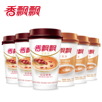 香飘飘奶茶红豆三连杯64g*3 +原味3连杯80g*3 杯装休闲冲饮品 冲泡奶茶粉