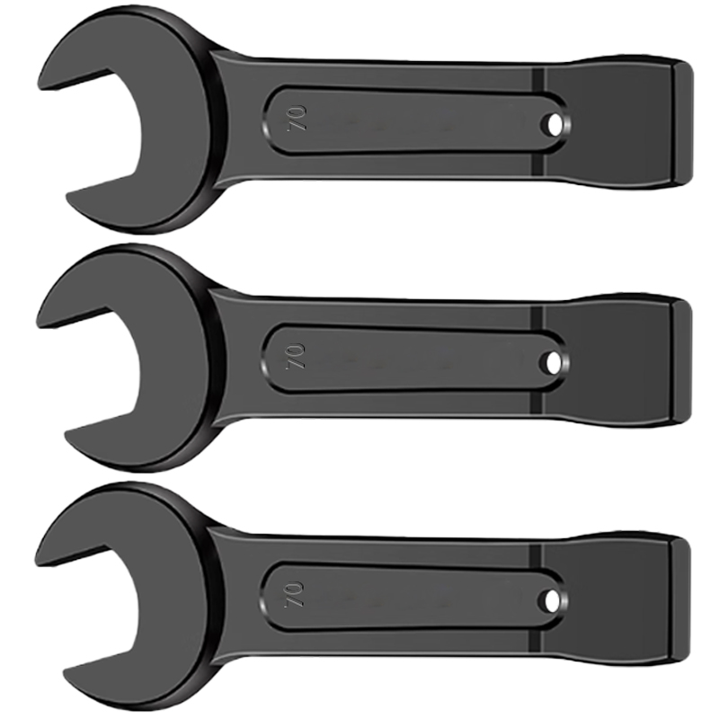 立伟铁牛敲击呆扳手70mm/把高清大图