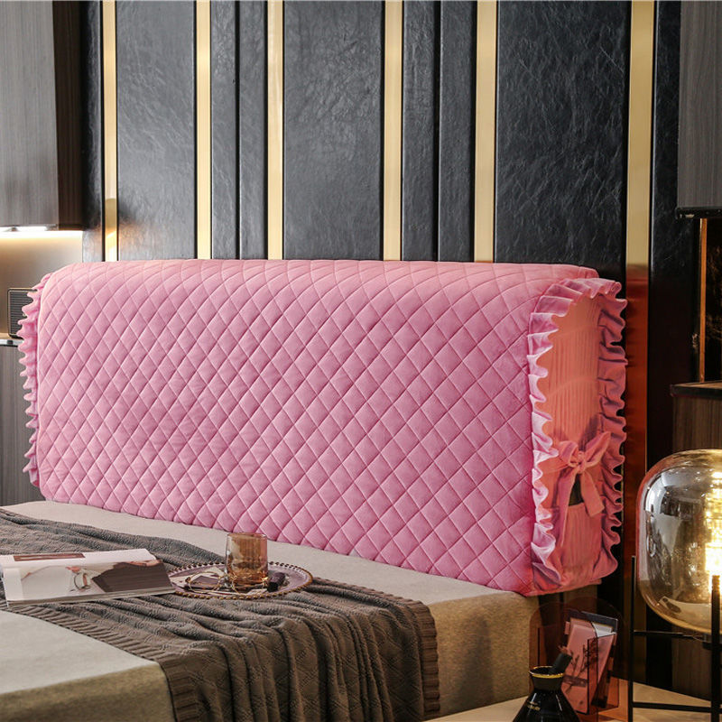 木床软包欧式全包床头套皮布艺万能保护套弹力加厚床头罩套|a-水晶绒