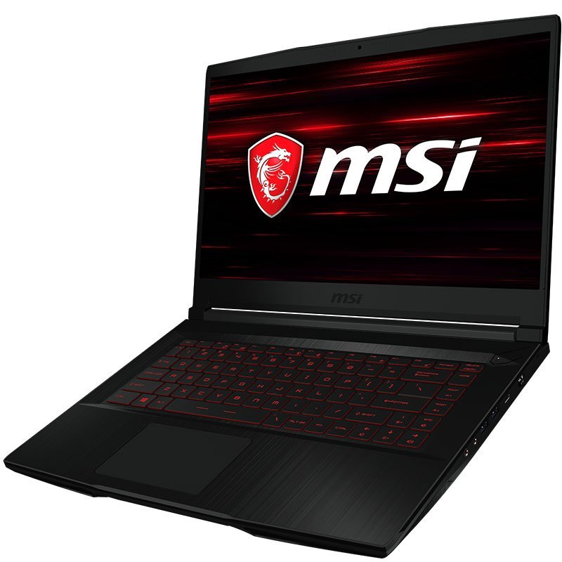 微星(MSI) GF63 8RC-005CN 窄边框 GTX1050 4G i5-8300H 8G 1T+128G SSD 15.6英寸 吃鸡游戏 轻薄笔记本电脑 红色背光 IPS