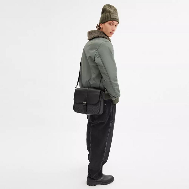 COACH/蔻驰多功能可调节电脑背包通勤手提商务休闲双肩包