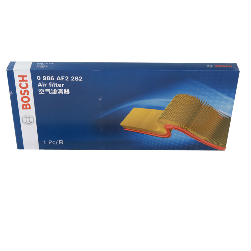 博世(BOSCH)国产空气格滤清器空滤滤芯 0986AF2282 上海大众CrossPOLO波罗08-12款1.6L