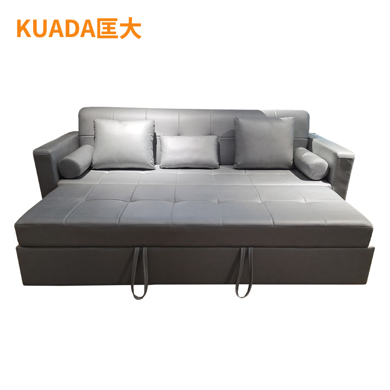 匡大 办公沙发 皮艺沙发 办公室折叠午休沙发 西皮 三人位 KDT902高清大图