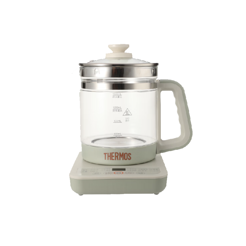 THERMOS 膳魔师液体加热器(养生壶)奶绿色800W EHA-1617E高清大图
