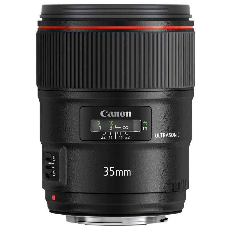 佳能(Canon)EF 35mm f/1.4L II USM 佳能卡口 72mm口径 红圈广角定焦镜头
