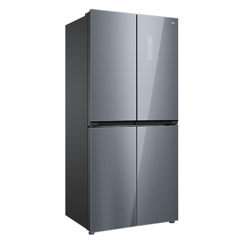 TCL R491P8-U 491升 十字对开冰箱 (计价单位:台) 佩恩灰