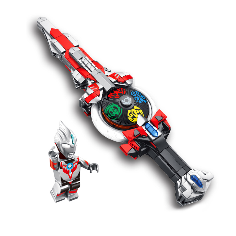 森宝兼容乐高正版授权宇宙英雄奥特曼系列男孩儿童益智拼插装积木614