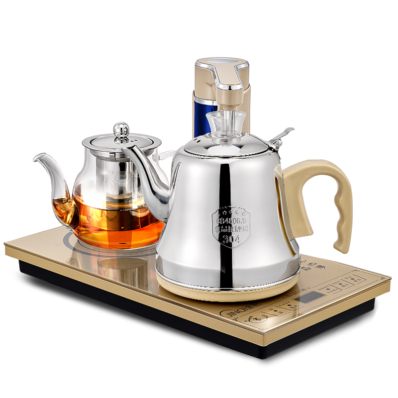 金杞(JINQI) B28电子茶炉 全自动上水电热水壶 不锈钢304电热茶炉智能自动断电遥控款高清大图